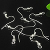 Earring Hook, Iron Lead-free & Nickel-free 19mmx18mm, hole: 2mm Sold by bag