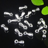 Alloy End Piece, Drop, 5mm long, 2.5mm wide, hole: about 1.2mm, Sold by bag