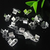 Cord Clip Ends, Iron, 4x10mm hole:1.5mm, Sold by Bag