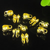 Bead Tips, Iron Lead-Free, 4.5mm hole: 1.5mm, Sold by Bag