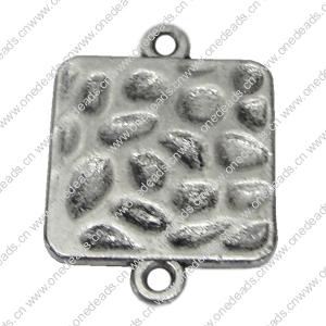 Connector. Fashion Zinc Alloy Jewelry Findings. Rectangle 26x19mm. Sold by Bag
