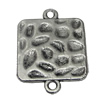 Connector. Fashion Zinc Alloy Jewelry Findings. Rectangle 26x19mm. Sold by Bag