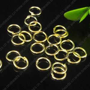 Iron Jumprings Pb-free close but unsoldered, 6x1.0mm Sold by KG