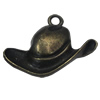 Pendant. Fashion Zinc Alloy Jewelry Findings.  hat 23x30mm，Sold by Bag 
