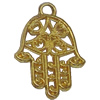 Pendant. Fashion Zinc Alloy Jewelry Findings. Hand 21x15mm，Sold by Bag 
