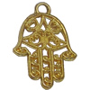 Pendant. Fashion Zinc Alloy Jewelry Findings. Hand 21x15mm，Sold by Bag 