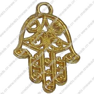 Pendant. Fashion Zinc Alloy Jewelry Findings. Hand 21x15mm，Sold by Bag 