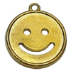 Pendant. Fashion Zinc Alloy Jewelry Findings. Flat Round 23x20mm，Sold by Bag 
