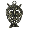 Pendant. Fashion Zinc Alloy Jewelry Findings. Animal 25x15mm，Sold by Bag 
