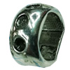 Slider, Zinc Alloy Bracelet Findinds, 15x7.5mm, Hole size:18x10mm, Sold by KG
