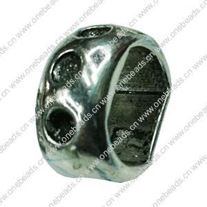 Slider, Zinc Alloy Bracelet Findinds, 15x7.5mm, Hole size:18x10mm, Sold by KG