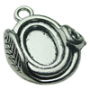 Zinc Alloy Cabochon Settings. Fashion Jewelry Findings.  25x30mm Inner dia：9.5x14mm. Sold by Bag
