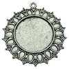 Zinc Alloy Cabochon Settings. Fashion Jewelry Findings. 40mm Inner dia：25.5mm. Sold by Bag
