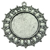 Zinc Alloy Cabochon Settings. Fashion Jewelry Findings. 40mm Inner dia：25.5mm. Sold by Bag