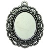 Zinc Alloy Cabochon Settings. Fashion Jewelry Findings.  23x30mm Inner dia：18.1x23.9mm. Sold by Bag
