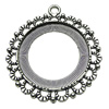 Zinc Alloy Cabochon Settings. Fashion Jewelry Findings.  40mm Inner dia：29.5mm. Sold by Bag