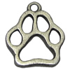 Pendant. Fashion Zinc Alloy Jewelry Findings. 19.5x17mm，Sold by Bag 