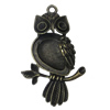 Pendant. Fashion Zinc Alloy Jewelry Findings. Animal 60x35mm，Sold by PC
