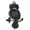 Pendant. Fashion Zinc Alloy Jewelry Findings. Animal 60x35mm，Sold by PC