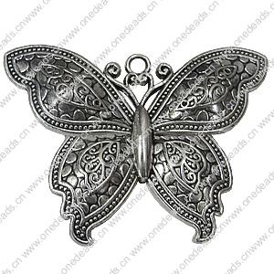 Pendant. Fashion Zinc Alloy Jewelry Findings. Animal 55x71.5mm，Sold by PC