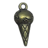 Pendant. Fashion Zinc Alloy Jewelry Findings. 18x8mm，Sold by Bag