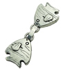 Clasps. Fashion Zinc Alloy Jewelry Findings. 15x45mm. Hole:12x2mm. Sold by Bag
