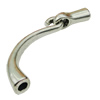 Clasps. Fashion Zinc Alloy Jewelry Findings.18x62mm. Hole:4.5mm. Sold by PC
