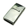 Magnetic Clasps, Zinc Alloy Bracelet Findinds, 14x27mm, Hole size:10x2mm, Sold by PC