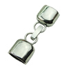 Clasps. Fashion Zinc Alloy Jewelry Findings. 12x38mm. Hole:10x6mm. Sold by Bag
