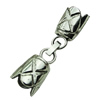 Clasps. Fashion Zinc Alloy Jewelry Findings. 14x51mm. Hole:11mm. Sold by PC