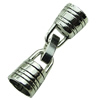 Clasps. Fashion Zinc Alloy Jewelry Findings. 8x29mm. Hole:7mm. Sold by Bag
