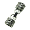 Clasps. Fashion Zinc Alloy Jewelry Findings. 10x29mm. Hole:7mm. Sold by Bag
