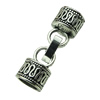 Clasps. Fashion Zinc Alloy Jewelry Findings. 10x29mm. Hole:7mm. Sold by Bag