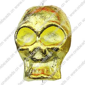 Zinc alloy Beads, Fashion jewelry findings, Many colors for choice, Skeleton 10x14mm, Sold By PC