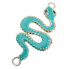 Zinc Alloy Enamel Connector, Fashion jewelry findings, Many colors for choice, Animal 23x49mm, Sold by PC
