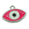 Zinc Alloy Enamel Pendant, Fashion jewelry findings, Many colors for choice, Eye 13x10mm, Sold by PC
