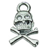 Zinc alloy Pendant, Fashion jewelry findings, Many colors for choice, Skeleton 12x20mm, Sold By PC

