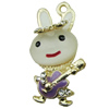 Crystal Zinc alloy Pendant, Fashion jewelry findings, Many colors for choice, animal 13x31mm, Sold By PC
