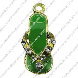Crystal Zinc alloy Pendant, Fashion jewelry findings, Many colors for choice, 10.5x23mm, Sold By PC