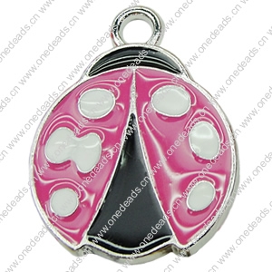 Zinc Alloy Enamel Pendant. Fashion Jewelry Findings. 20x26mm. Sold by PC