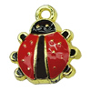 Zinc Alloy Enamel Pendant. Fashion Jewelry Findings.13x15mm. Sold by PC