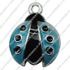 Zinc Alloy Enamel Pendant. Fashion Jewelry Findings. 13x19mm. Sold by PC