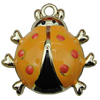 Zinc Alloy Enamel Pendant. Fashion Jewelry Findings. 24x25x13mm. Sold by PC