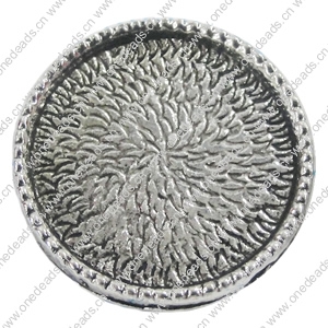 Zinc Alloy Brooch Settings, inner dia:18.4mm, Sold by PC