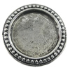 Zinc Alloy Brooch Settings, inner dia:20mm, Sold by PC
