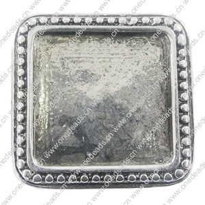 Zinc Alloy Brooch Settings, inner dia:20x20.5mm, Sold by PC