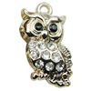 Crystal Zinc alloy Pendant, Fashion jewelry findings, Many colors for choice,admin 25x23mm, Sold By PC