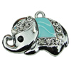 Crystal Zinc alloy Pendant, Fashion jewelry findings, Many colors for choice,admin 27x19mm, Sold By PC