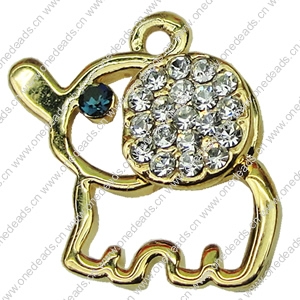 Crystal Zinc alloy Pendant, Fashion jewelry findings, Many colors for choice,admin 19x21mm, Sold By PC