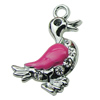 Crystal Zinc alloy Pendant, Fashion jewelry findings, Many colors for choice,admin 21x27mm, Sold By PC
